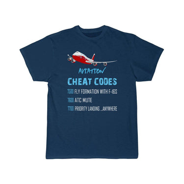 Aviation Cheat Codes 7500 7600 7700 T-SHIRT THE AV8R